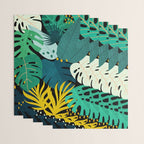 Tropical Jungle Leaves Wrapping Paper Gallery Image 3
