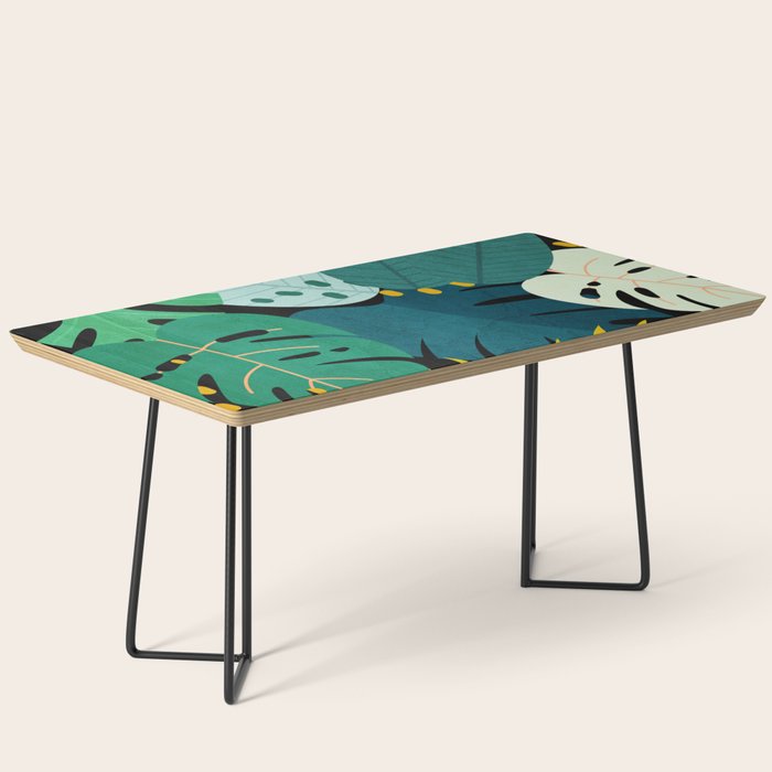Tropical Jungle Leaves Coffee Table Gallery Image 1