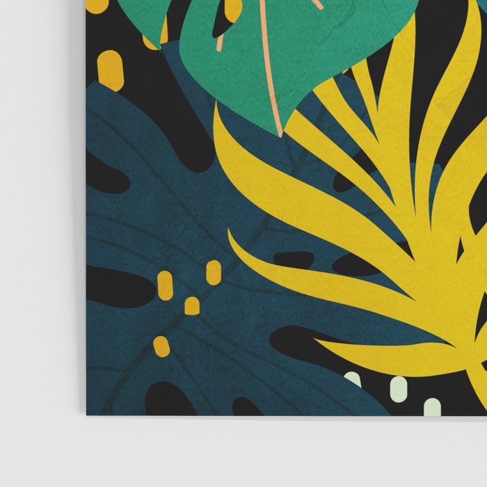 Tropical Jungle Leaves Poster Gallery Image 3
