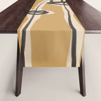 Abstract line art eyes 11 Table Runner Gallery Image 1
