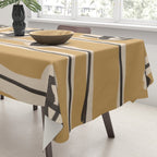 Abstract line art eyes 11 Tablecloth Gallery Image 3