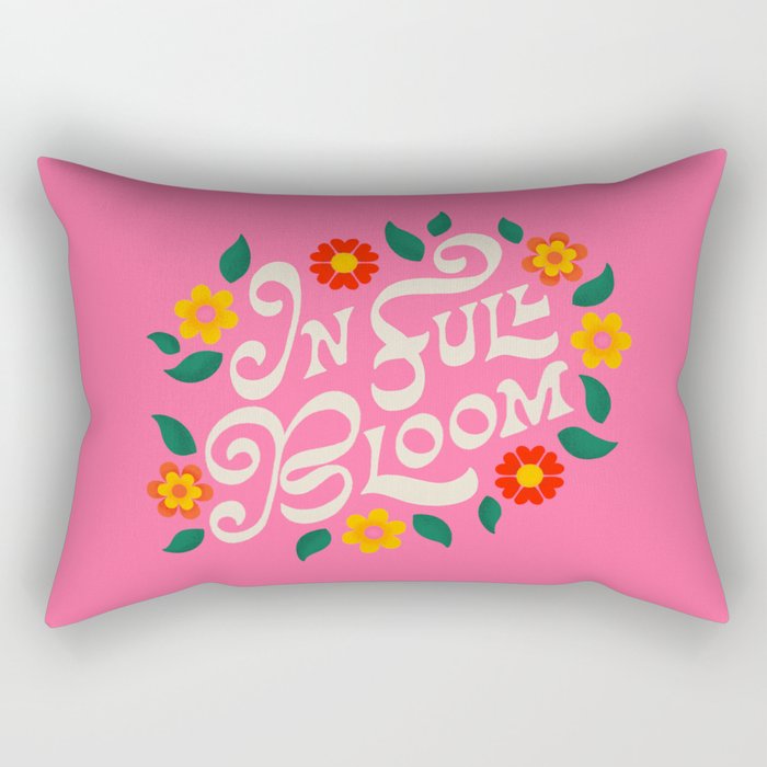 In Full Bloom Rectangular Pillow Gallery Image 1