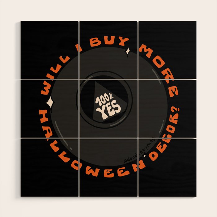 Will I Buy More Halloween Decorations? Wood Wall Art Gallery Image 1