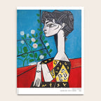 Pablo Picasso Jacqueline With Flowers 1956, T Shirt, Artwork Notebook Gallery Image 4