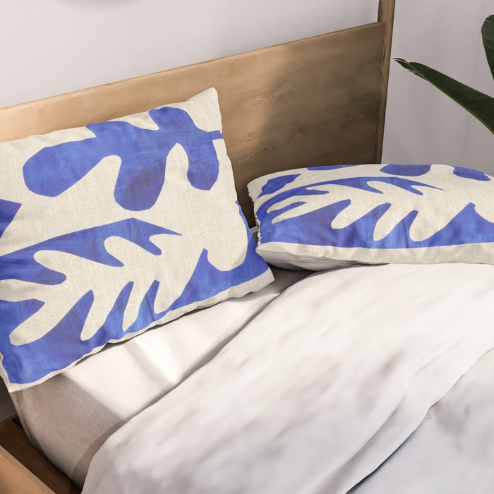 Blue Diamond Branch Pillow Sham Gallery Image 2