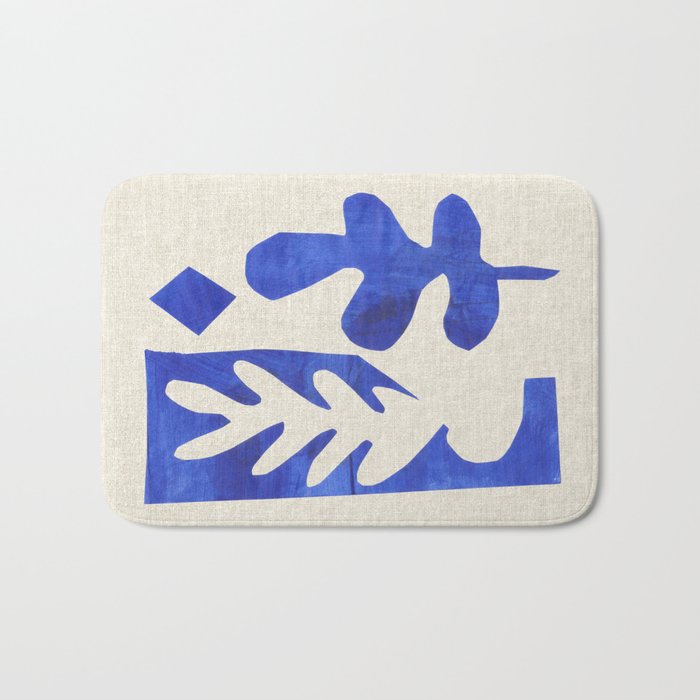 Blue Diamond Branch Bath Mat Gallery Image 1