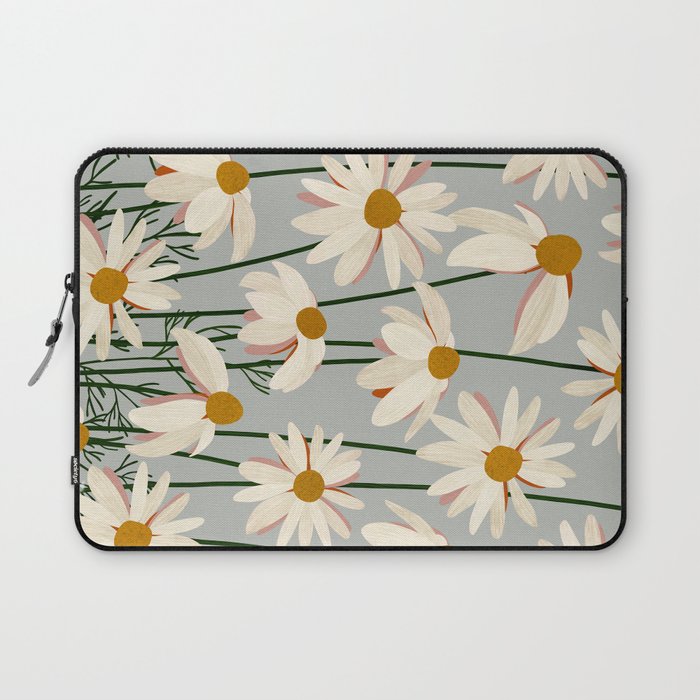 Chamomille pattern Laptop Sleeve Gallery Image 1