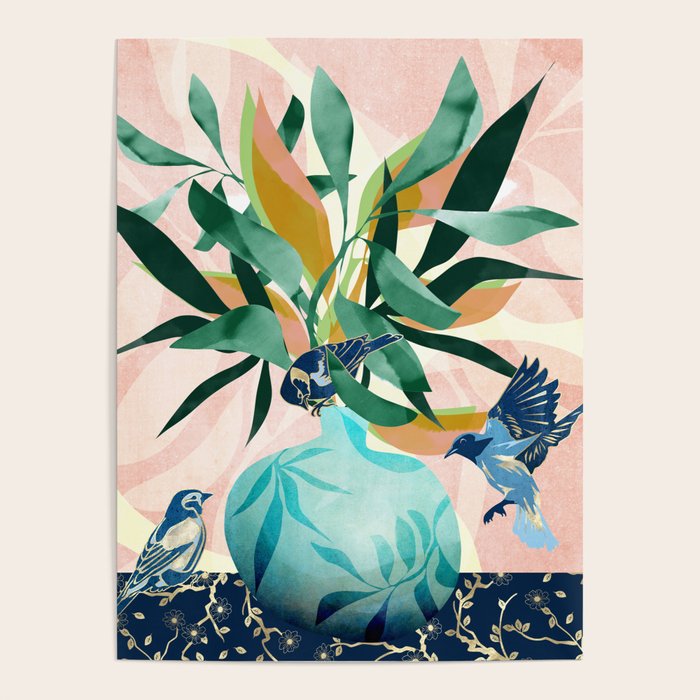 Vintage Vase Abstract Poster Gallery Image 4