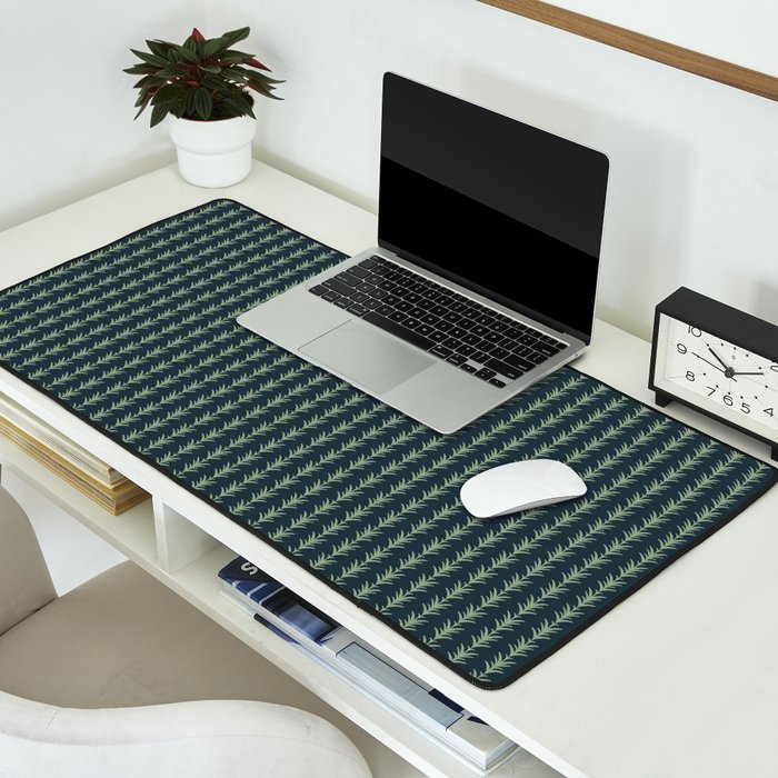 Palm Pier | Navy Desk Mat Gallery Image 2