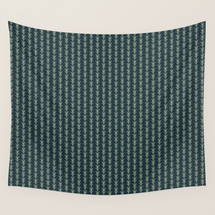 Palm Pier | Navy Wall Tapestry Gallery Image 4