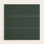 Palm Pier | Navy Wood Wall Art Gallery Image 1