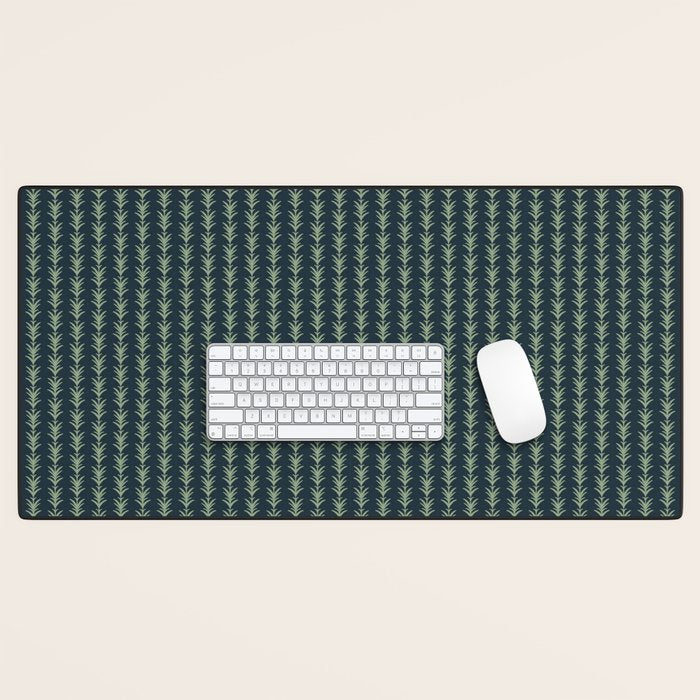 Palm Pier | Navy Desk Mat Gallery Image 1