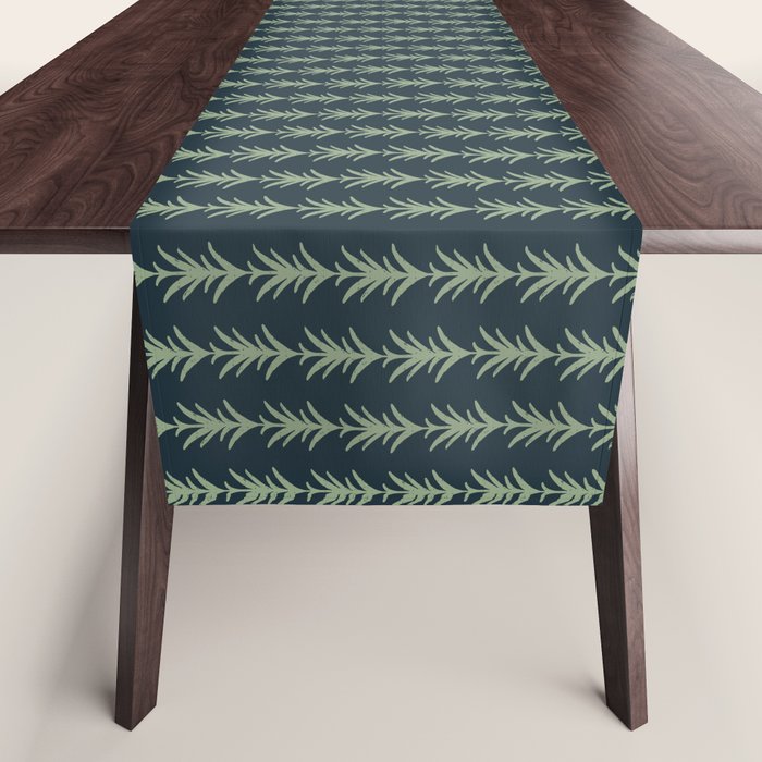 Palm Pier | Navy Table Runner Gallery Image 1