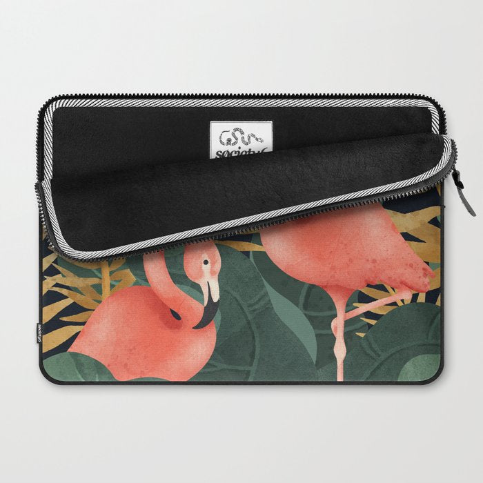 Two Flamingos Laptop Sleeve Gallery Image 2