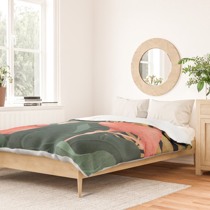 Two Flamingos Duvet Cover Gallery Image 2
