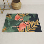 Two Flamingos Rug Gallery Image 1