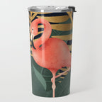 Two Flamingos Travel Mug Gallery Image 2