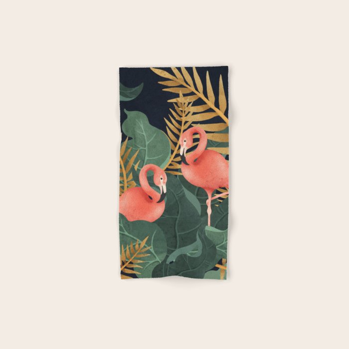 Two Flamingos Towels Gallery Image 1