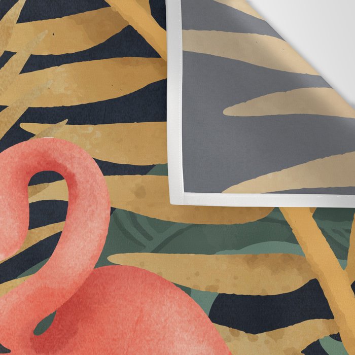 Two Flamingos Wall Tapestry Gallery Image 3