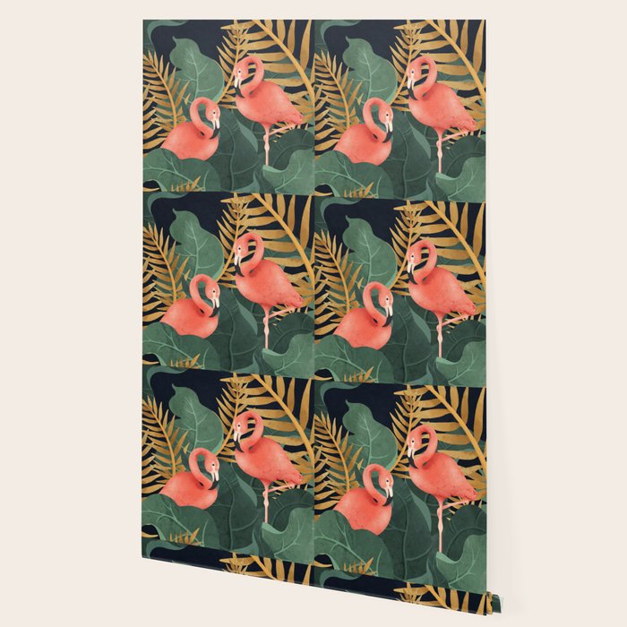Two Flamingos Wallpaper Gallery Image 2