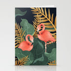 Two Flamingos Stationery Card Gallery Image 2