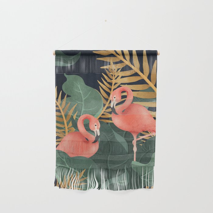 Two Flamingos Wall Hanging Gallery Image 1