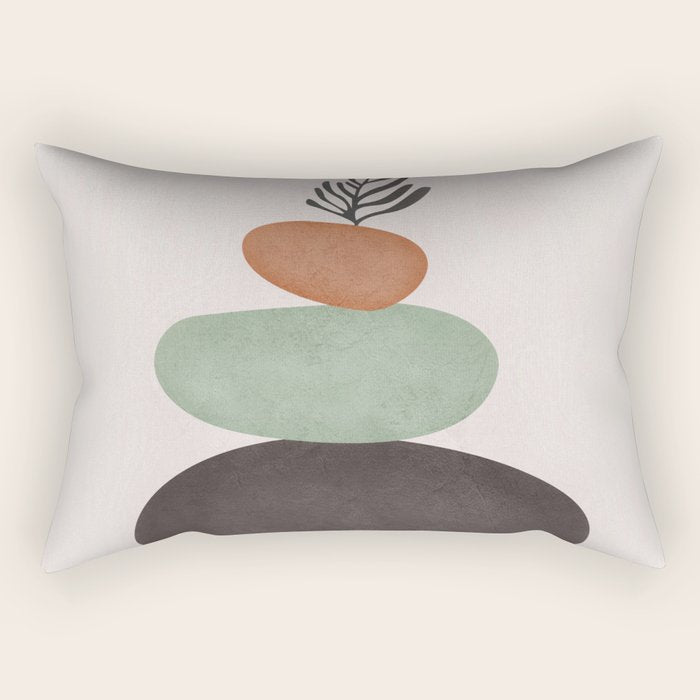 Abstract Shapes Rectangular Pillow Gallery Image 2