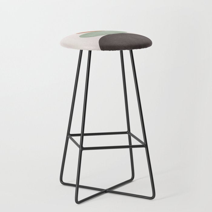 Abstract Shapes Stool Gallery Image 1