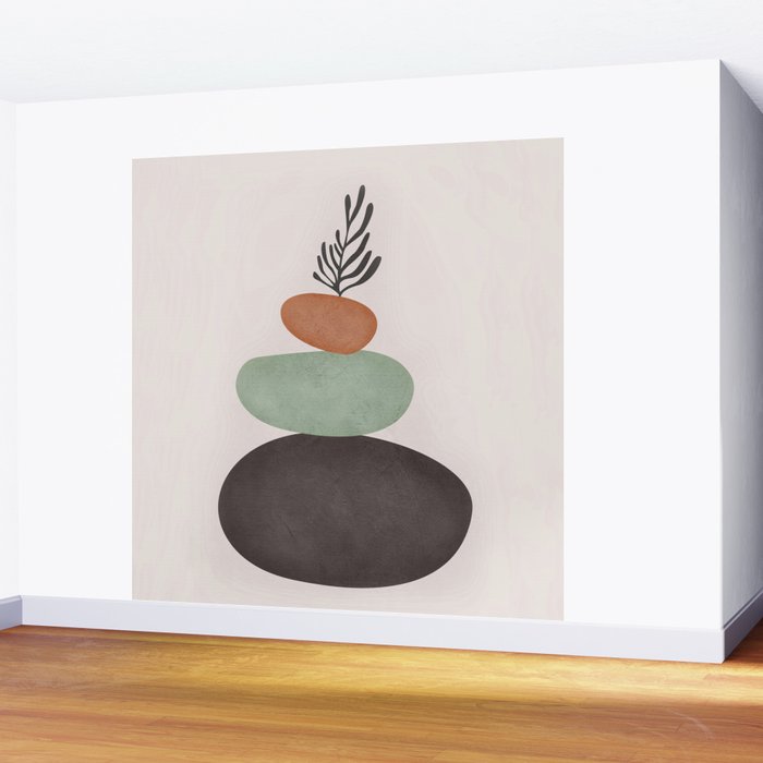 Abstract Shapes Wall Mural Gallery Image 2