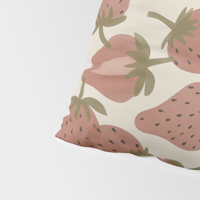 Strawberry Bowl Pillow Sham Gallery Image 4