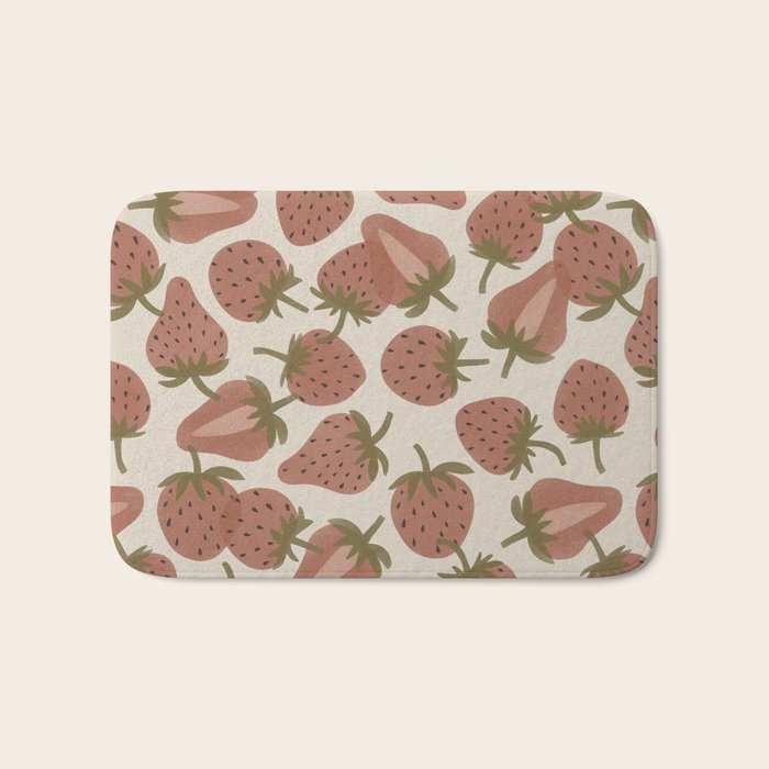 Strawberry Bowl Bath Mat Gallery Image 1