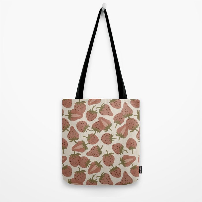 Strawberry Bowl Tote Bag Gallery Image 2