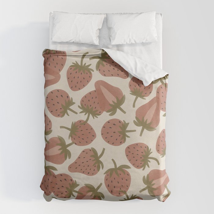 Strawberry Bowl Duvet Cover Gallery Image 1