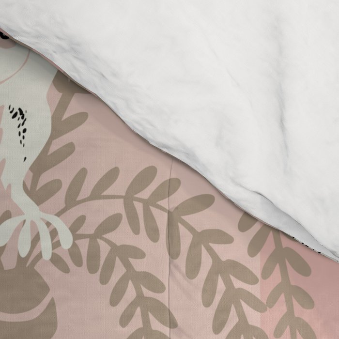 Jungle adventure neutral peach Comforter Gallery Image 4