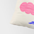 Ruby Pink Vase & Electric Leaves: Vases & Stuff 01 Pillow Sham Gallery Image 4