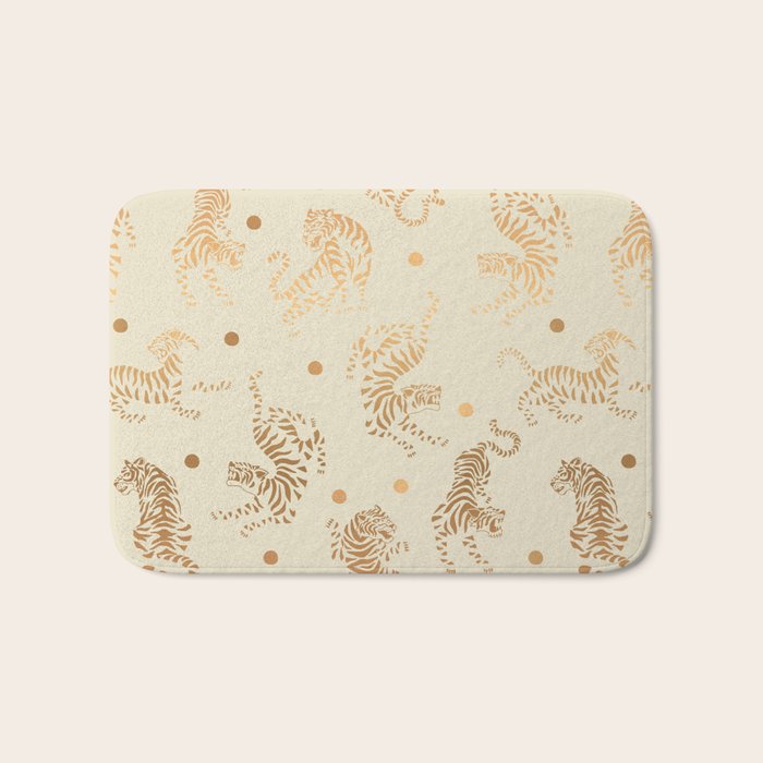 Golden Tigers III Bath Mat Gallery Image 1