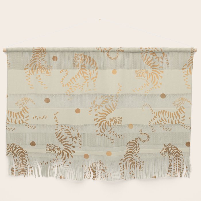 Golden Tigers III Wall Hanging Gallery Image 1