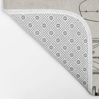 Biplane Patent - Aviation Art - Antique Bath Mat Gallery Image 2