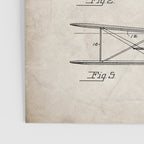 Biplane Patent - Aviation Art - Antique Poster Gallery Image 3