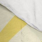 Wavy Loops Retro Abstract Pattern in Yellow Comforter Gallery Image 4