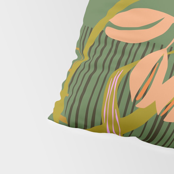 Greenery Market New York Pillow Sham Gallery Image 4