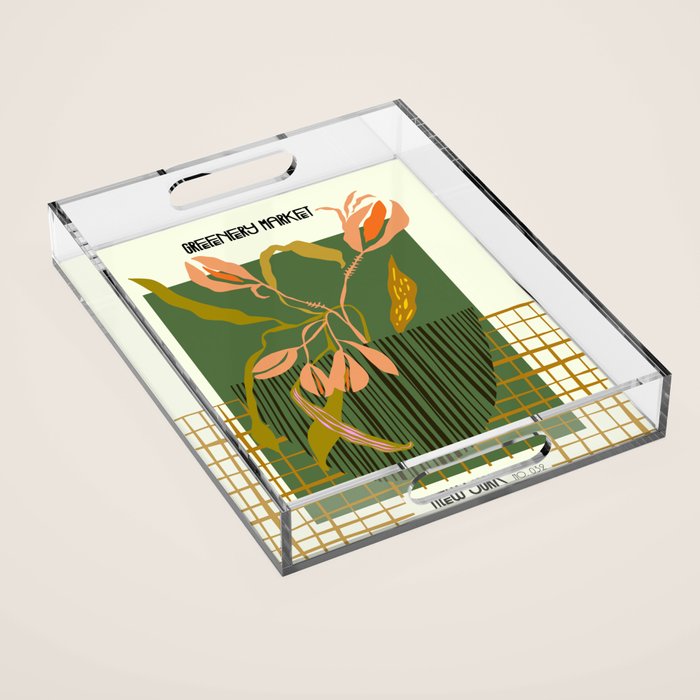 Greenery Market New York Acrylic Tray Gallery Image 1