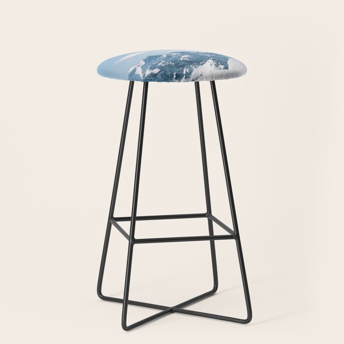 Snowy mountain range Stool Gallery Image 1