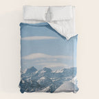 Snowy mountain range Duvet Cover Gallery Image 6
