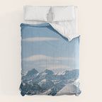 Snowy mountain range Comforter Gallery Image 6