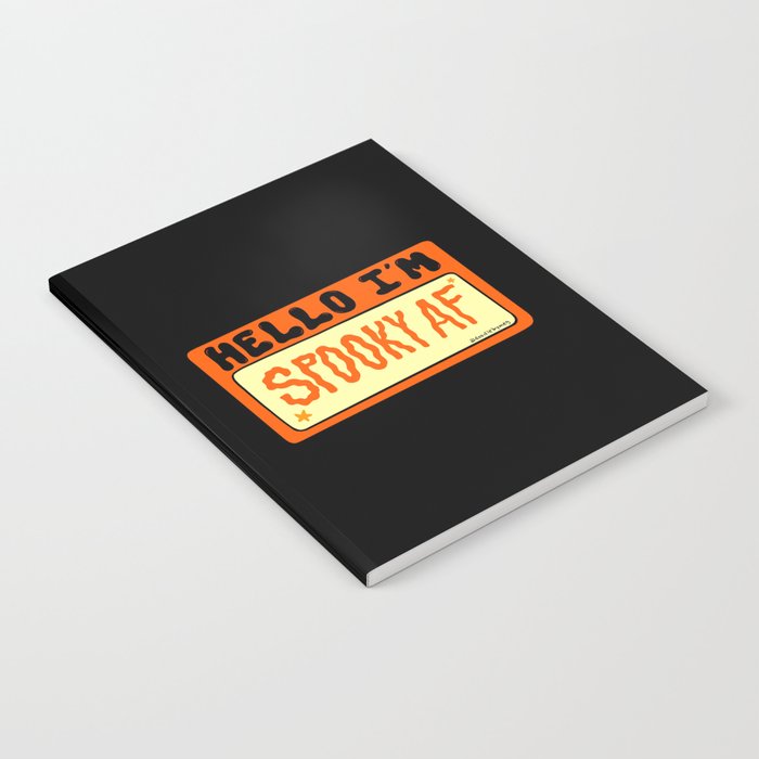Spooky AF Notebook Gallery Image 2