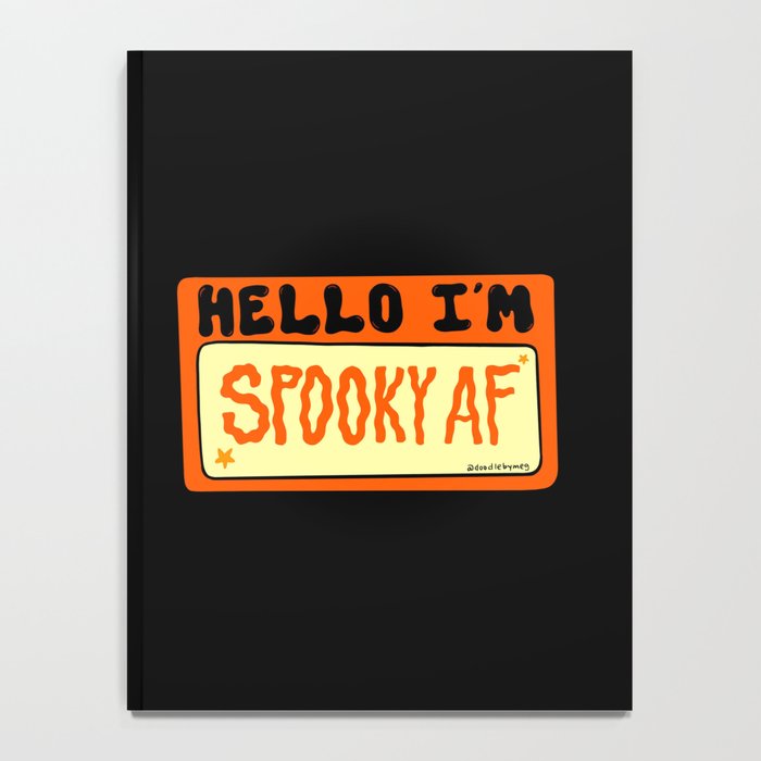 Spooky AF Notebook Gallery Image 4