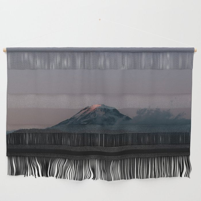 Last light on Mount Adams Wall Hanging Gallery Image 1