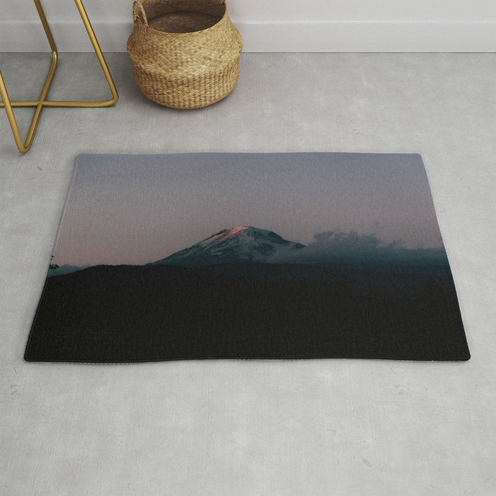 Last light on Mount Adams Rug Gallery Image 1