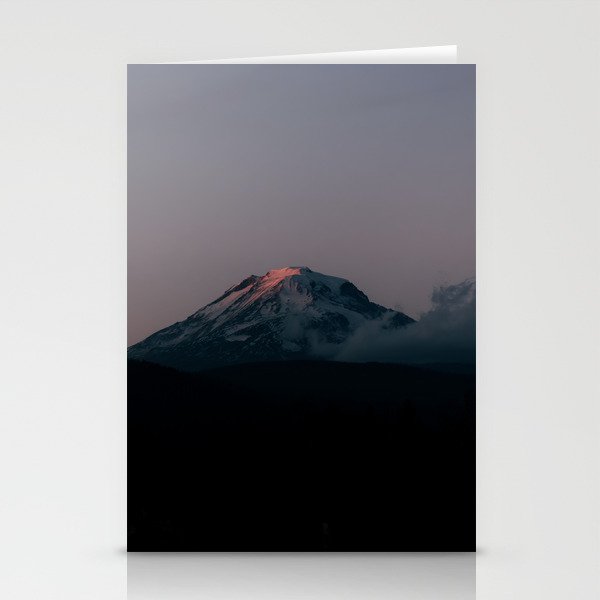 Last light on Mount Adams Stationery Card Gallery Image 2